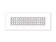 FR-Designgitter-starline-PYRAMID-350x130-mm-weiss-78300664 gallery number 1
